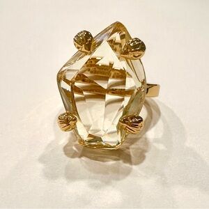 Kurt Geiger Gold-Tone Statement Ring